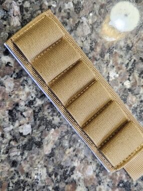 Tactical Elastic Universal MOLLE Compatible Shell Holder In FDE